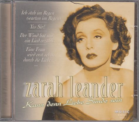 Release Kann Denn Liebe S Nde Sein By Zarah Leander Cover Art