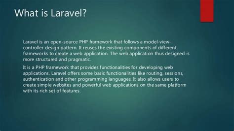 Laravel Online Training Ppt