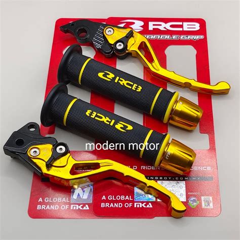 Jual In Handgrip Rcb Hg Ori Handle Cnc Jalu Stang Cnc Shopee