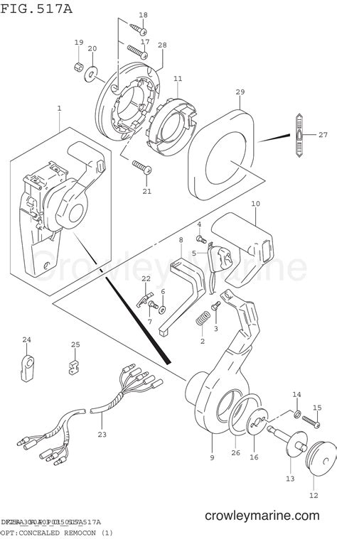 Opt Concealed Remocon Df Ar P Serial Range Four Stroke