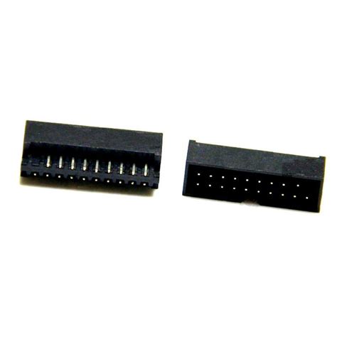 Black Usb 30 19pin 20pin Idc 20p Solder Type Male Header Connector Moddiy