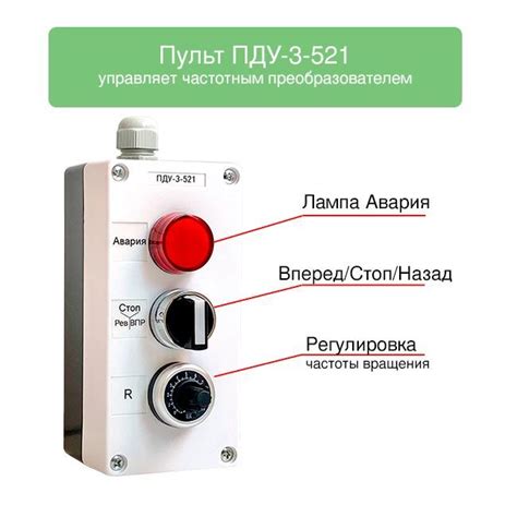 Кабельный пульт для частотного преобразователя ПДУ-3-521 - купить по ...