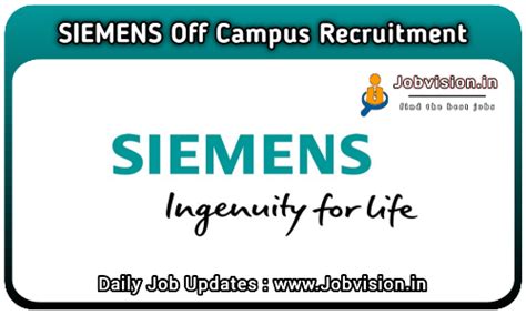 Siemens Off Campus Drive Software Engineer Be B Tech Me M