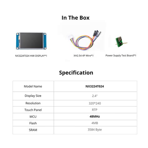 NX3224T024 Nextion 2 4 Inch Basic Series HMI Touch Display NEXTION