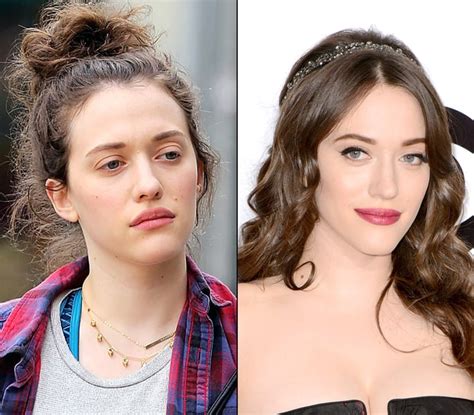 Kat Dennings Natural Beauty Stars Without Makeup Us Weekly