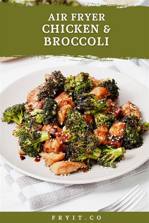 Easy Air Fryer Chicken And Broccoli Recipe Video 🍗🥦