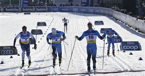 Ski De Fond Coupe Du Monde Jouve Et Chanavat De La Partie Seulement