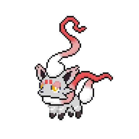 Decided To Make Pixel Art Of Hisui Zorua Pokemonart