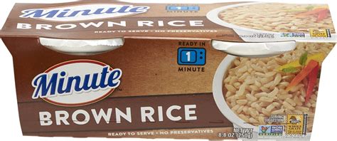 Minute Microwave Brown Rice, 2 x 125 gr — Goisco.com