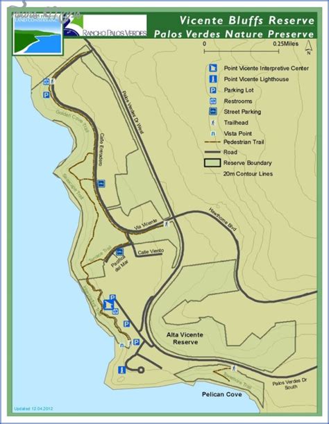 Palos Verdes Hiking Trails Map - ToursMaps.com