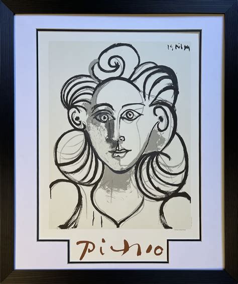 Pablo Picasso Lithograph Marina Picasso Collection Auction