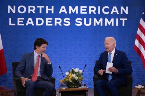 Biden López Obrador Trudeau Meet In Mexico City For Summit