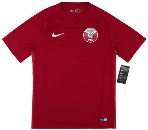 2016 18 Qatar Home Shirt