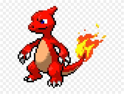 Download Charmeleon - Charmeleon Pixel Art Grid Clipart Png Download ...