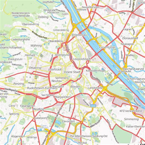 Stadtplan Wien Hotelbuchung Und Attraktionen