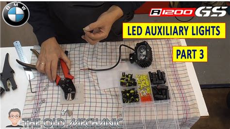 Bmw R1200gs Installing Auxiliary Led Lights Step By Step Connector Installation Tutorial Part 3