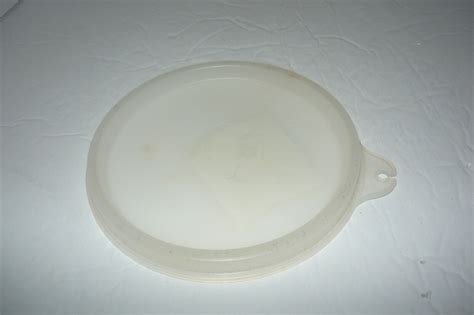 Tupperware Replacement Lid Only Round Sheer Clear 733 3 Tupper Seal Usa Ebay