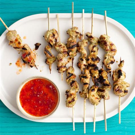 Chili Ginger Grilled Chicken Skewers Punchfork