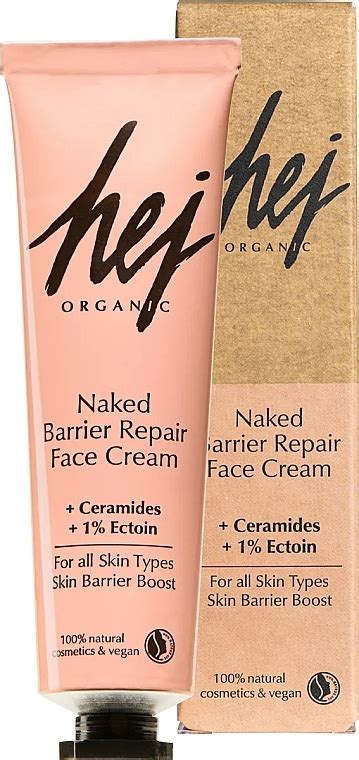 Barrier Protection Cream Hej Organic Naked Barrier Repair Face Cream