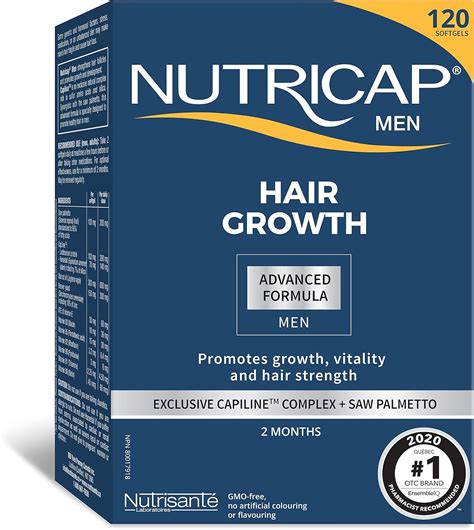 NUTRISANTE Nutricap For Men Hair Growth Advanced Formula Hair