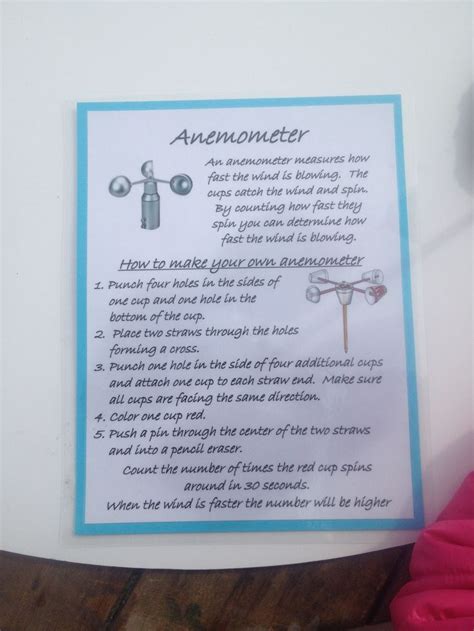 How To Make An Anemometer From The Morton Arboretum 8th Grade