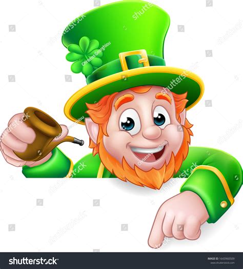 Leprechaun St Patricks Day Cartoon Character Stock Vector Royalty Free