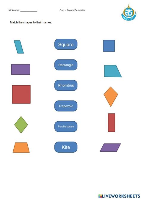 Area And Perimeter Of Quadrilaterals Worksheet Live Worksheets