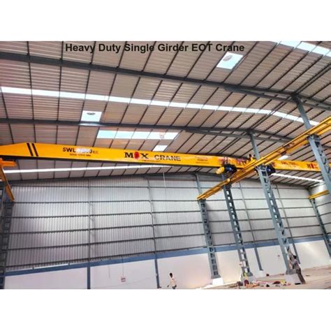 Heavy Duty Single Girder Eot Crane At Inr In Ahmedabad Mox