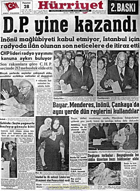 Tarihi gazete manşetleri 1955 1960 gazete manşetleri