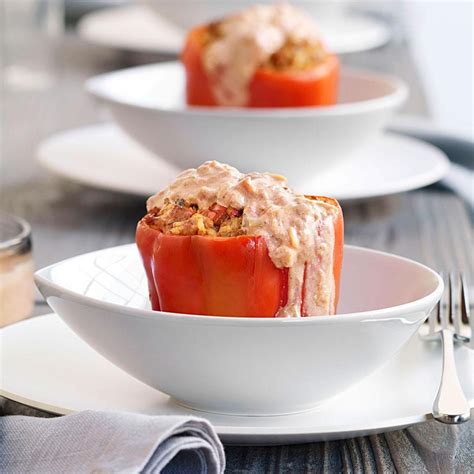 Paprika Spiced Stuffed Peppers Recipe Eatingwell