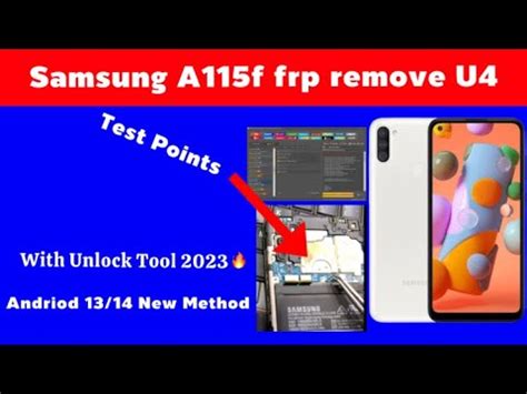 Samsung A F U Frp Remove Done Test Points With Unlock Tool New