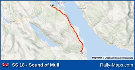 SS 18 Sound Of Mull Stage Map Tour Of Mull Rally 1993 Rally