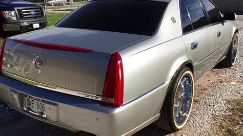 Cadillac Dts On Vogues 22 Inch Youtube