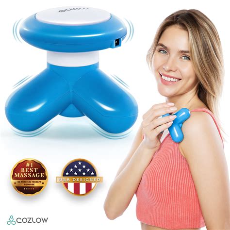 Mini Massager Battery Operated Handheld Massager With Vibration Massaging Usb Powered Deep