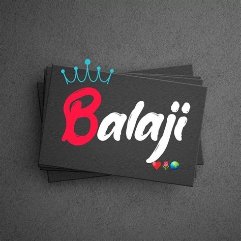 Balaji Name Logo Wallpaper