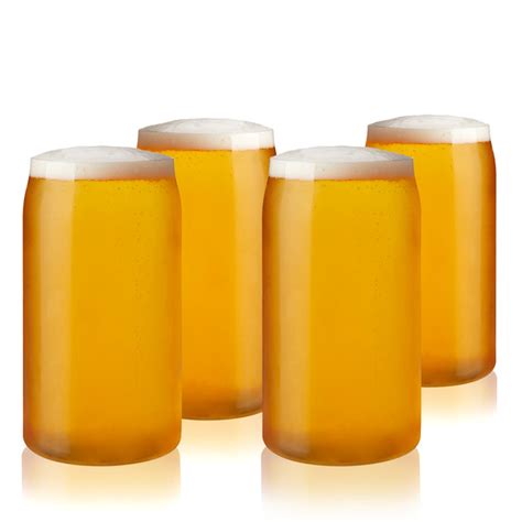 Wheat Beer Glasses by True, Set of 4 - Drinkware