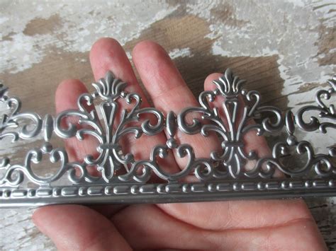 Metal Lace Ribbon Tin Filigree Edging Decorative Trim For Etsy