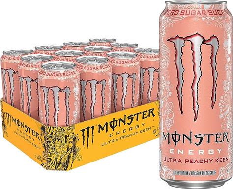 Monster Energy Ultra Peachy Keen 473mL Cans Pack Of 12 In 2024