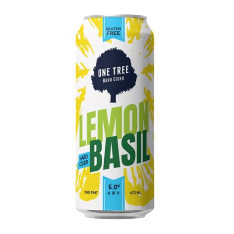 Lemon Basil Hard Cider Cans Pack From One Tree Hard Cider Llc