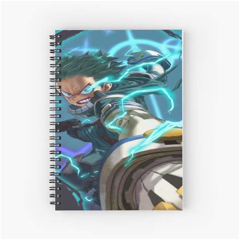 Izuku Midoriya Deku My Hero Academia Spiral Notebook By Evansale