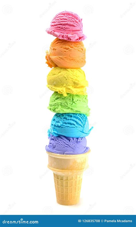 Ice Cream With Rainbow Sprinkles Royalty-Free Stock Photo ...