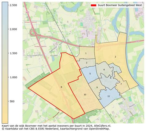 Buurt Boxmeer Buitengebied West Gemeente Land Van Cuijk In Cijfers En