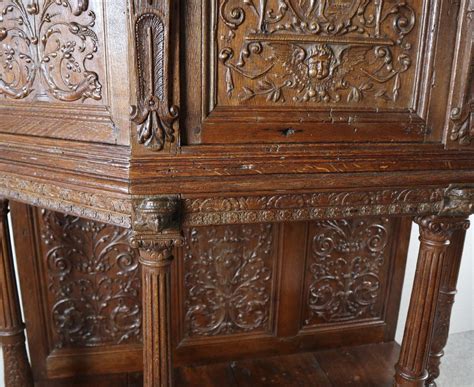 Proantic Dressoir En Ch Ne Sculpt De Style Renaissance