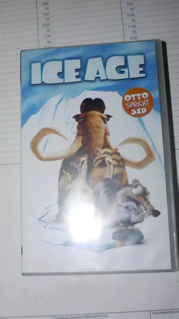 Ice Age Teil Vhs Video Kassette Pal Th Century Fox Zustand Gut Eur