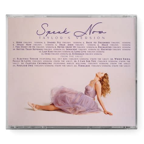 Speak Now Taylor Swift Album Cover