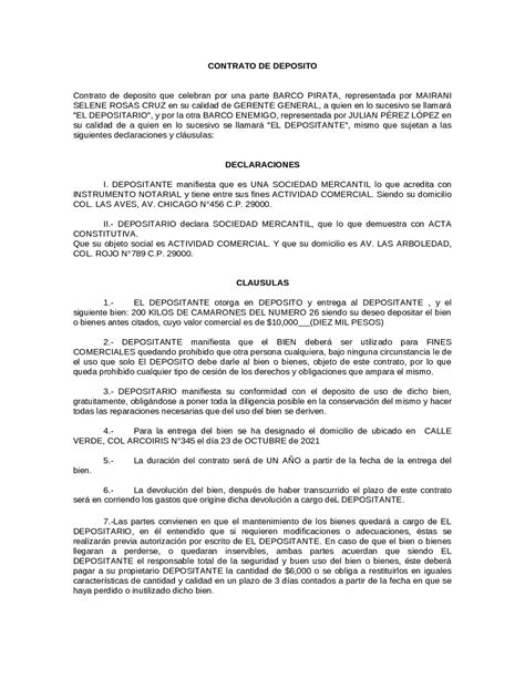 Contrato De Prestamo Mercantil Ejemplos Y Formatos Word Y Pdf Para My