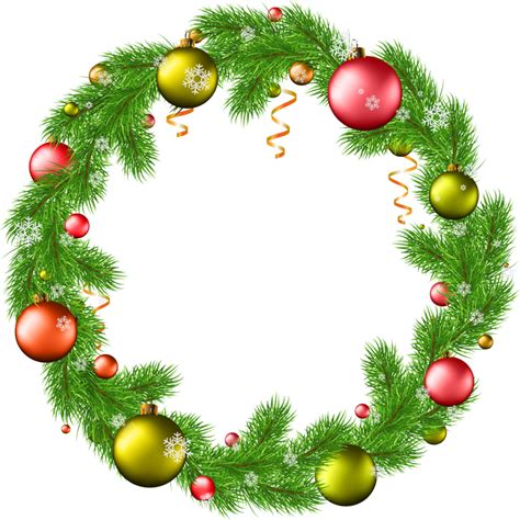 Christmas Wreaths Clipart Png