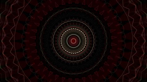 Red Blinking Radial Vj Loop Fullhd Visuals