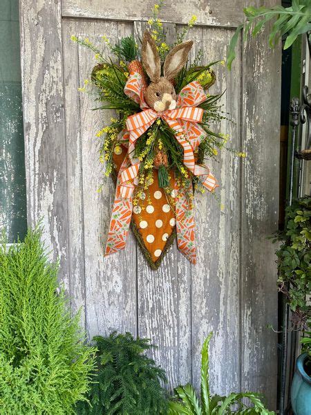 Easter Bunny Carrot Wreath Supply List Kelea S Florals