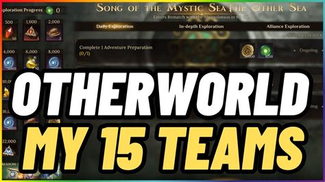 15 Team Ideas For Otherworld Exploration Max Rewards Experience Day